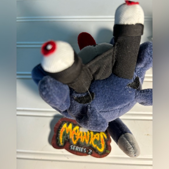 Lot of 4 Beanie Meanies 3 Have Tags Avg size 6x5" 2 Cats, Peeping Tom Cat, Duck - Picture 7 of 8